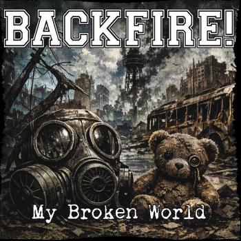 Backfire! - My Broken World LP (Clear with Black White Cross Vinyl)